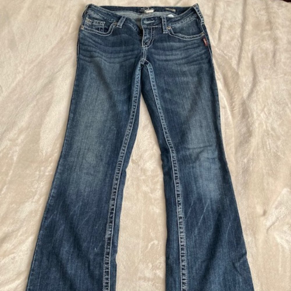 Silver Aiko Bootcut Jeans 29 L35